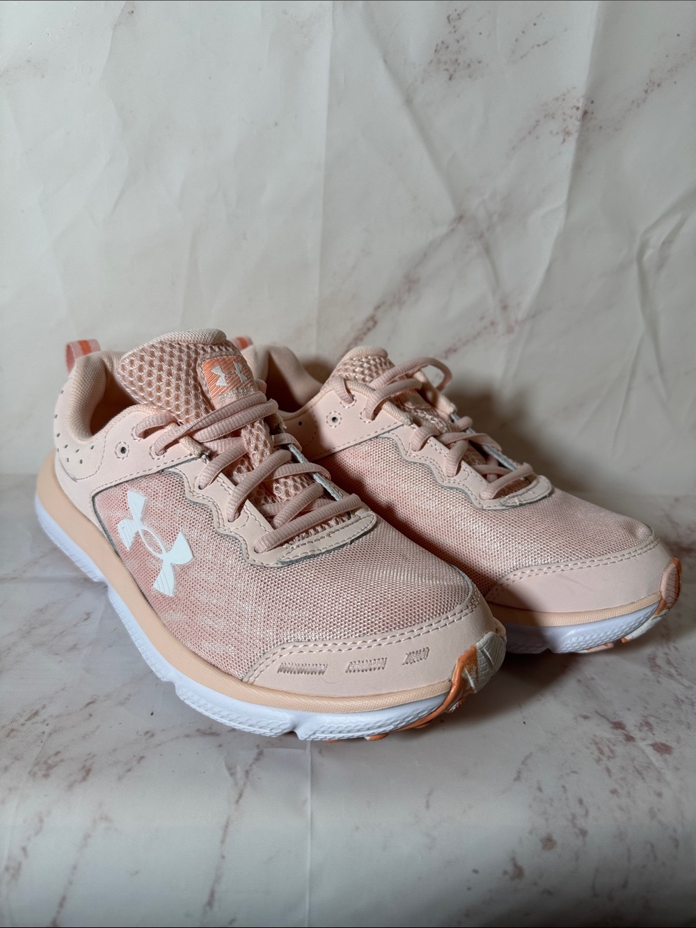 Under Armour Charged Assert 10 Running Shoes Women's 8.5 Blush Pink